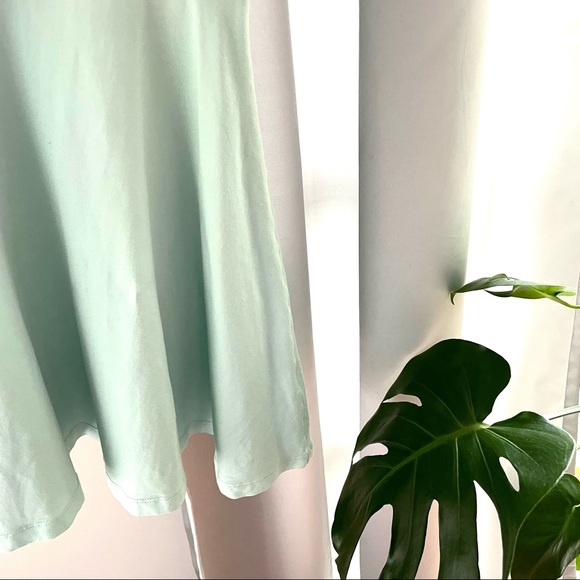 ARITZIA | Talula Mini Dress | Mesh Peekaboo Sides | Baby Blue | Size XS - Picture 5 of 6